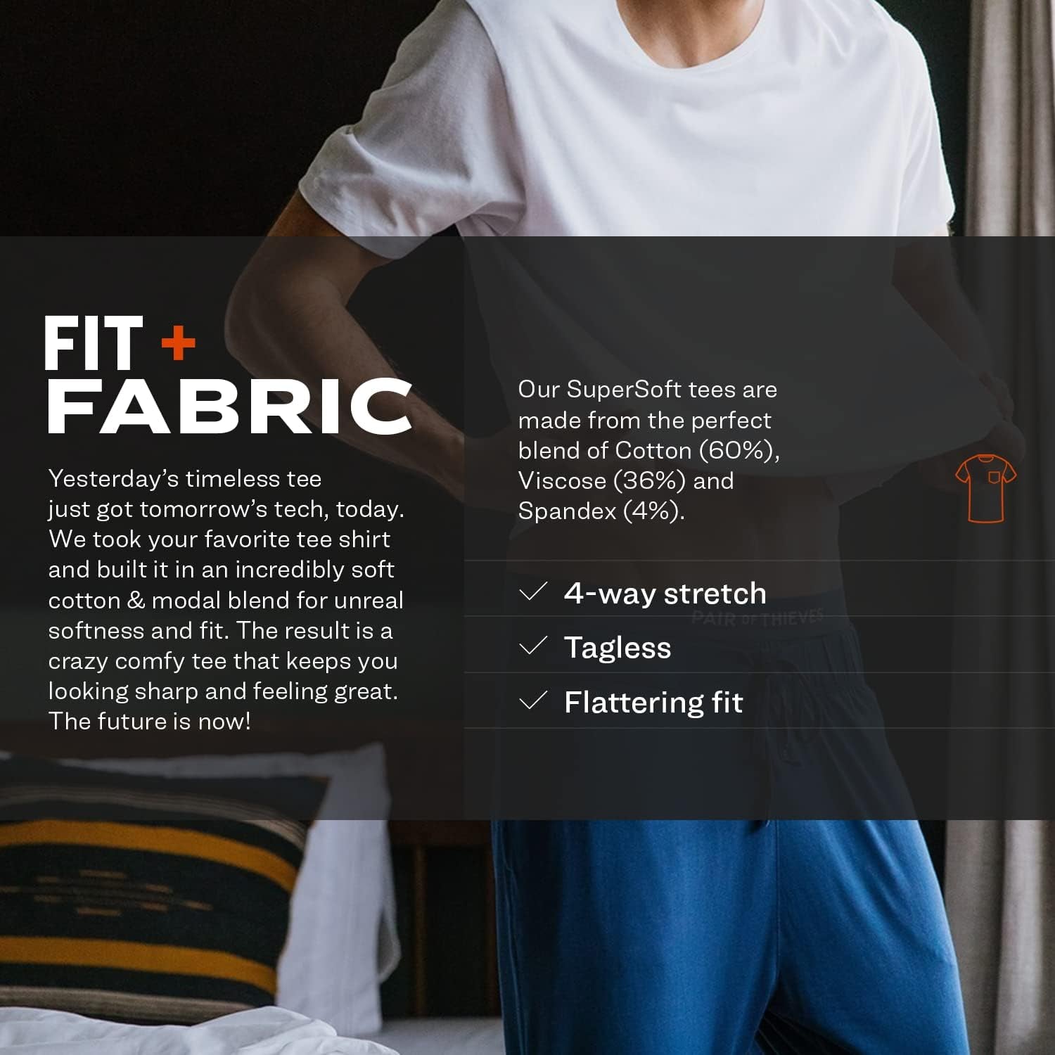 Men Super Soft V Neck | T-Shirt for Men | Breathable, Tagless Performance Cotton Blend | All-Day Wear